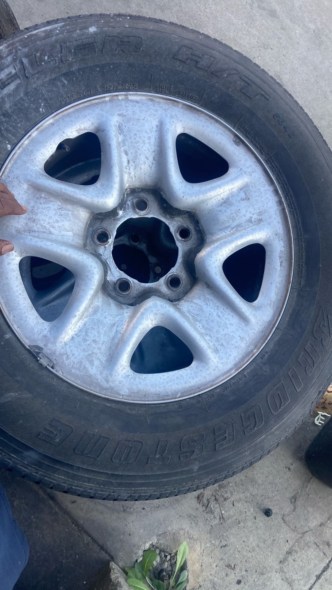 2003 Toyota Tundra 4 Used Tires And Rims 255/70/18
