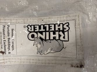 Rhino shelter complete car tarp cover