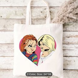 Chucky & Tiffany Valentines 💌 Tote Bag $10