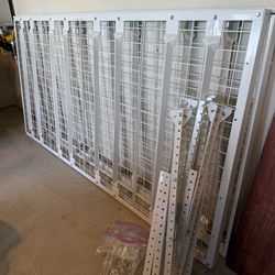 Overhead garage storage racks