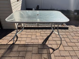 Glass Top Table 