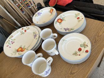 4 Piece Plate Setting, Savior Civet