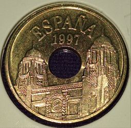 1997 Spain 25 Peseta Melilla Coin