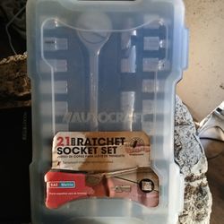 Autocrat 21pc. Ratchet Socket Set 