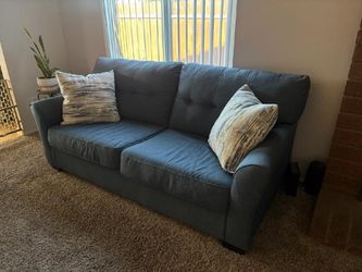Blue couch