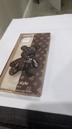 Robot Bear Monogram Phone Case