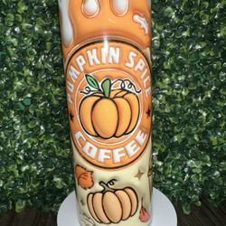 Pumpkin Spice Coffee Tumbler 