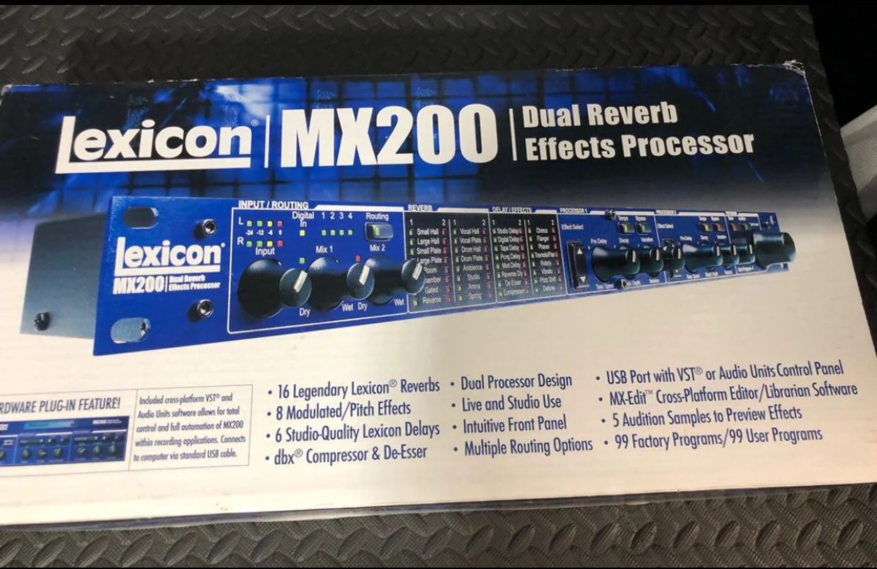Lexicon MX200 effects rack