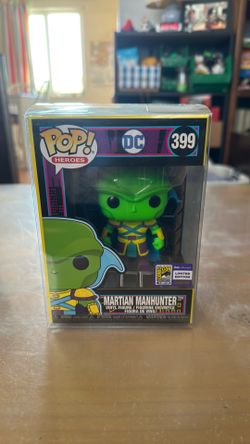 Martian Manhunter Blacklight Funko Pop