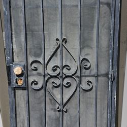 All Metal SECURITY Door.  Used