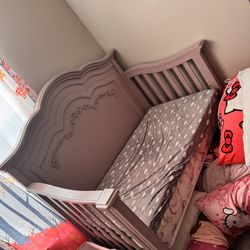 Crib/toddler Bed Dusty Pink