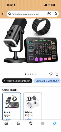 FIFINE Gaming USB Microphone and Audio Mixer