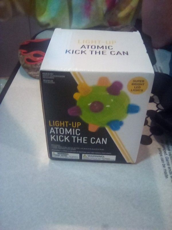 Light Up Atomic Kick The Can Toy