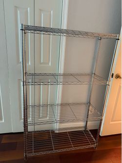 NSF Perfect Home 4-tier chrome steel wire shelving unit