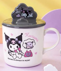Licensed Kuromi Mug W/ 3D Phone Holder