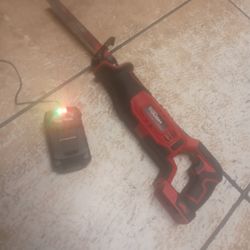 Hyper Tough 20v Sawzall With Battery And Charger