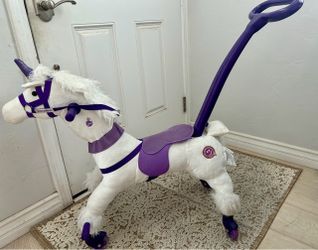 Power Pony Push Riding Toy - Crystal