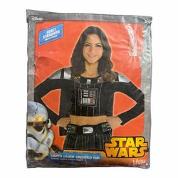 Star Wars Darth Vader Cropped Top DISNEY Adult Women’s Halloween Costume. Size Adult Standard (New)