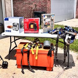 Tool box/air fryer/harnesses/ heater/bbq caddy