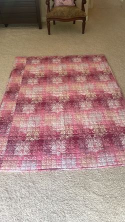 Korean-style quilted cotton washable FULL size rug