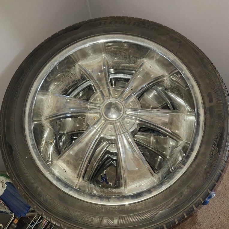 Set Of Rims And Tires