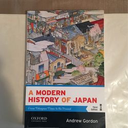 A Modern History of Japan: From Tokugawa Times to the Present 3rd Edition