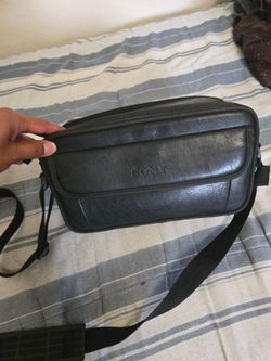 Sony leather Camrea bag