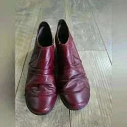 RIEKER slip on  shoes size 41, burgundy color 