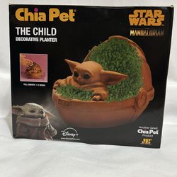 Chia Pet Star Wars The Child Decorative Planter featuring Baby Yoda from The Mandalorian