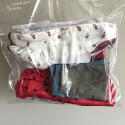 Baby Girls 6M Clothes Lot 7 Pc Bodysuits Pants Shirt Sleeper Pajamas