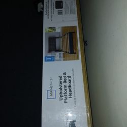 Twin Platform Bed Headboard 