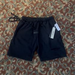 Essential Fear Of God Black Shorts 