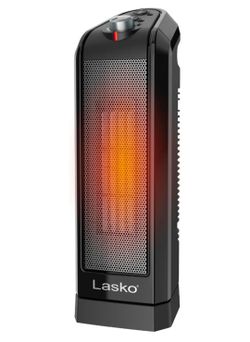 Lasko 16" Ceramic Space Heater with Console - Black