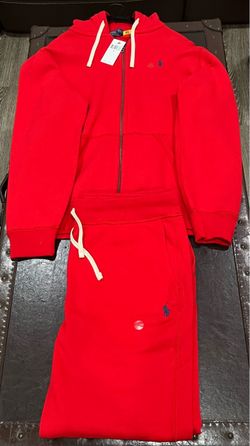 Polo Ralph Lauren Red Sweatsuit Set