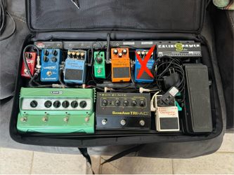 Guitar effect pedals Click “see more “to view individual prices (WILL IGNORE ALL WHO ASK IF ITS AVAILABLE. If the ad is up means is available