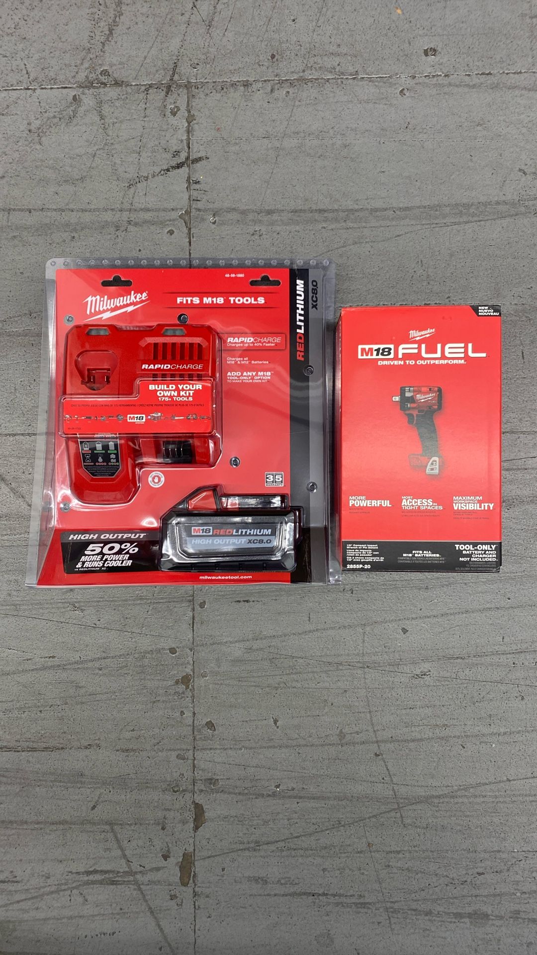 Milwaukee 1/2 Impact & Starter Kit $200