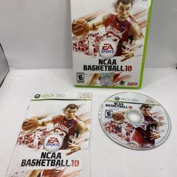  NCAA Basketball 10 (Xbox 360, 2009) CIB Complete Tested Working
