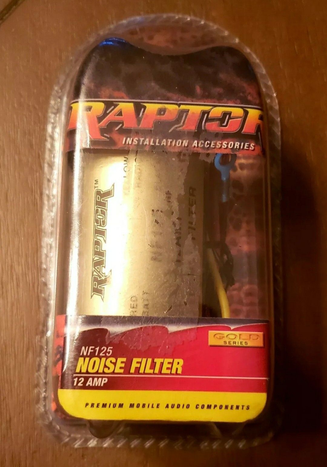BRAND NEW RAPTOR NF125 POWER NOISE FILTER GOLD SERIES 12 AMP - SEALED!