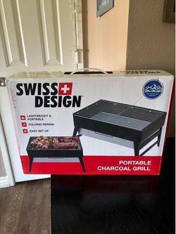 Portable Charcoal Grill - NEW IN BOX