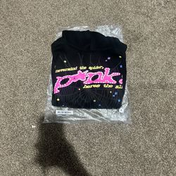 black punk spider hoodie
