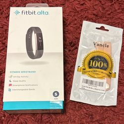 NEW Fitbit Alta size Small Black w/ Extra Band