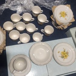 Vintage Sangostone Dishware 44piece