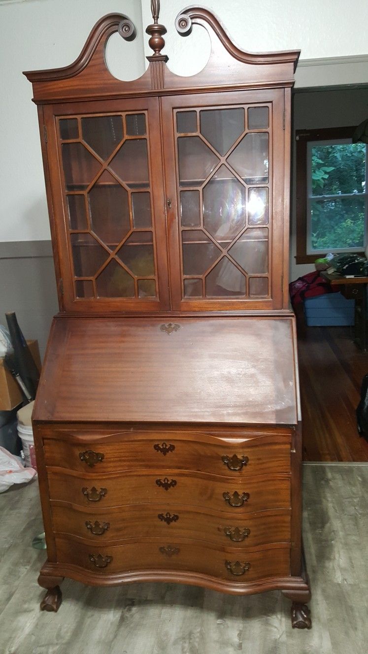 Mahogany Secretary Desk