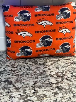 Denver Broncos NFL Pillow 🏈 Game-Day Room Upgrade