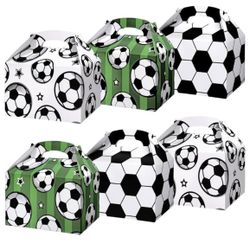 Soccer Party Favor Treat Boxes for candies 23 pack