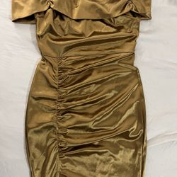 Gold Gown Dress 