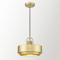 Emliviar 11 Inch Farmhouse Modern Hanging Lamp 