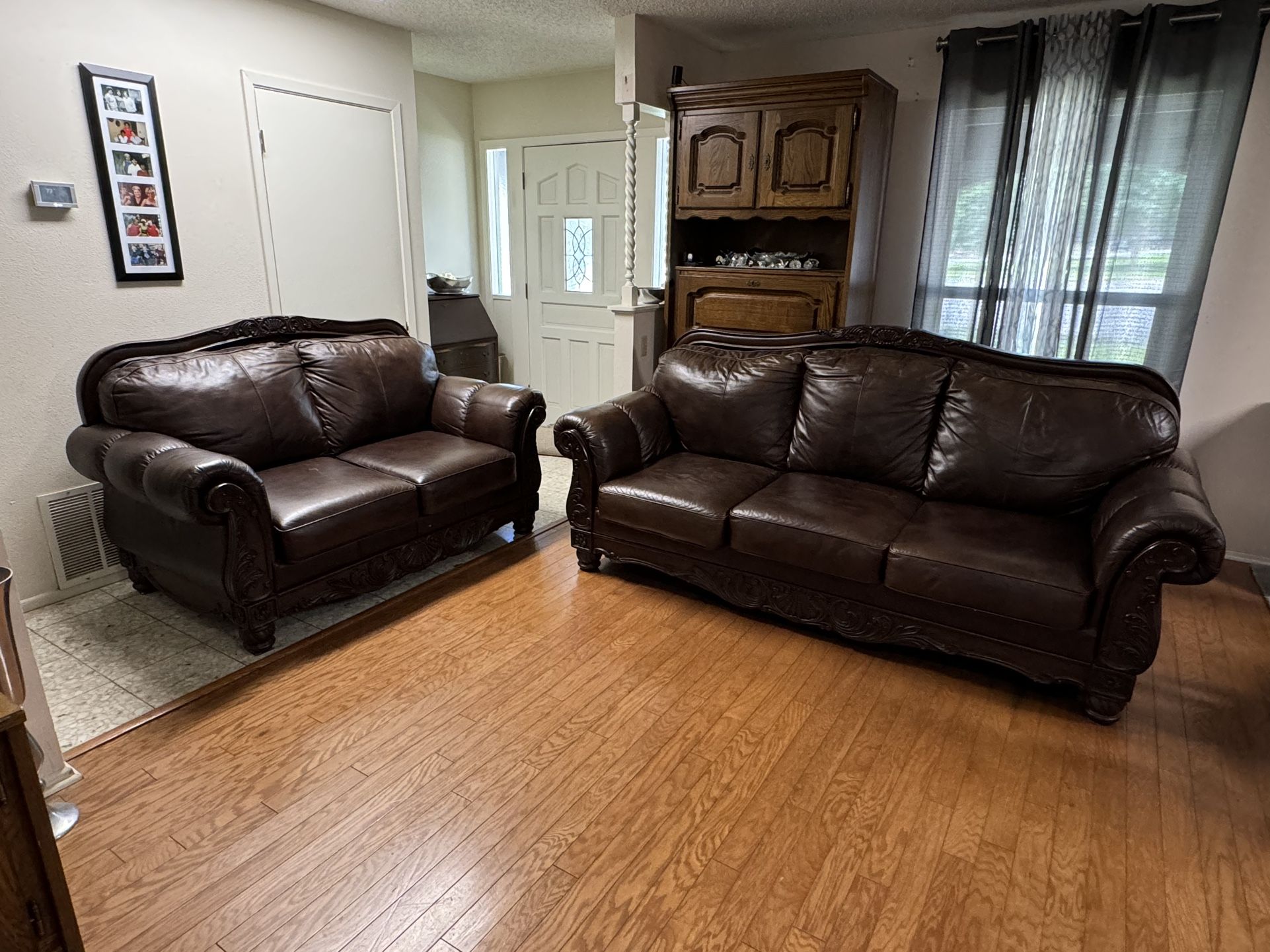 Leather Living Room Set