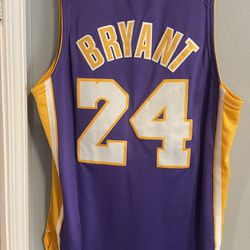 Purple LA Lakers Kobe Bryant #24 S M L XL XXL