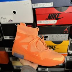 Nike Air Fear Of God 1 Orange Pulse size 11 VNDS